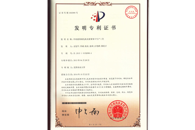 冷冻浆果刺空机机浆果果干成产工艺